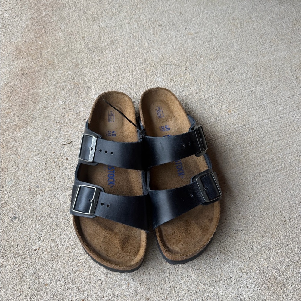 Birkenstocks Sandals navy blue